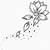 different flowers tattoo designs black and white clipart circle