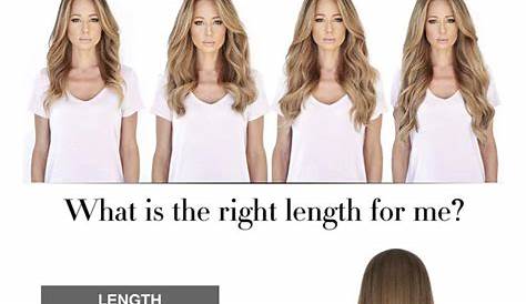 Different Hair Extension Lengths Pin On From Top To Toe