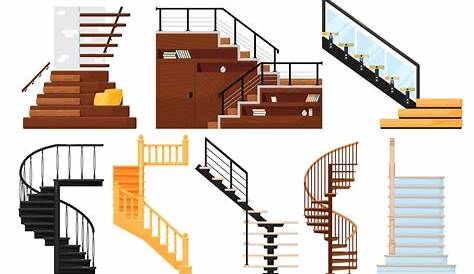 Différents types d'escaliers Veranda