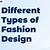 different types of fashion designers