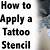 different ways to transfer tattoo stencil