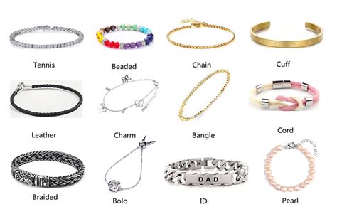 different bracelet styles