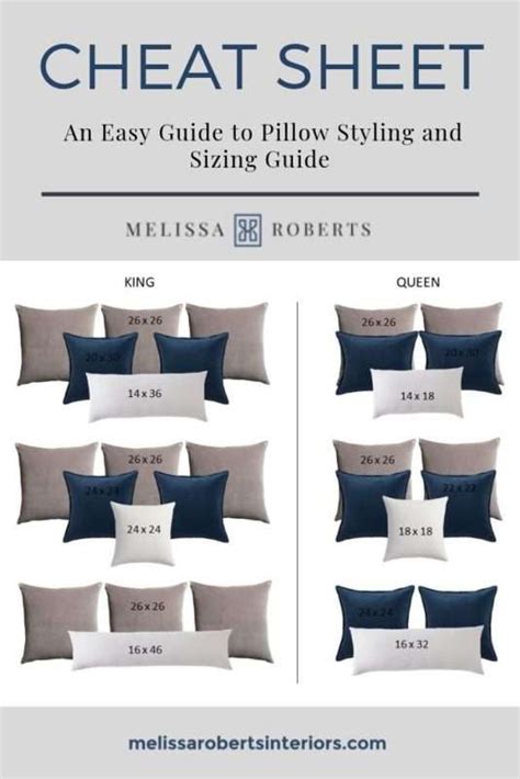 Different Decorative Pillow Sizes
