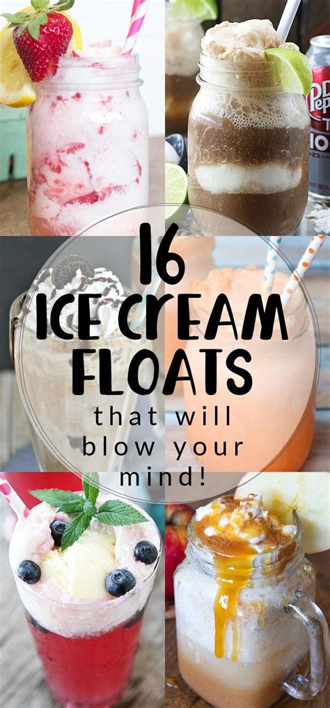 Different Ice Cream Floats