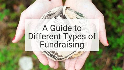 different kinds of fundraisers