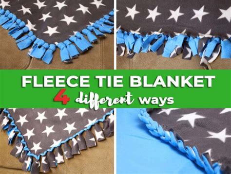 Different Knots For Fleece Blankets