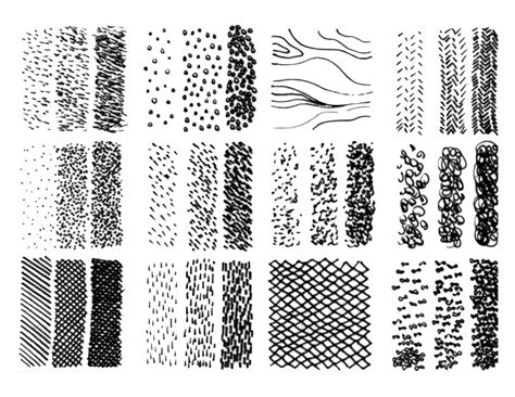 different line techniques in art
