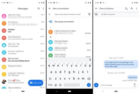 different messaging apps for android