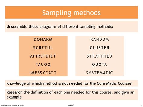 different sampling methods a level maths