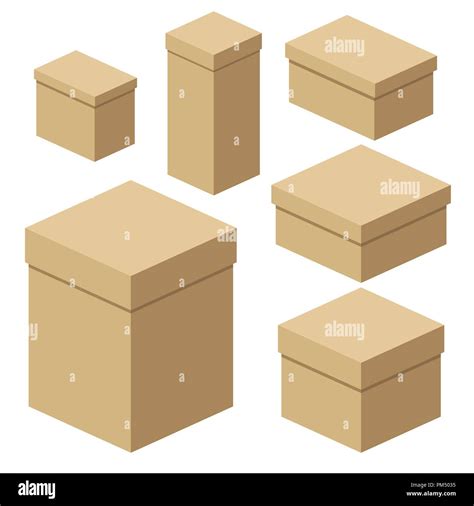 Different Sizes of Boxes and Storage Units