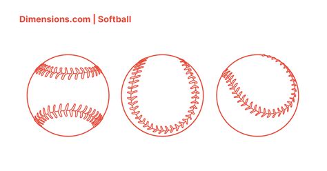 Different Sizes Of Softballs