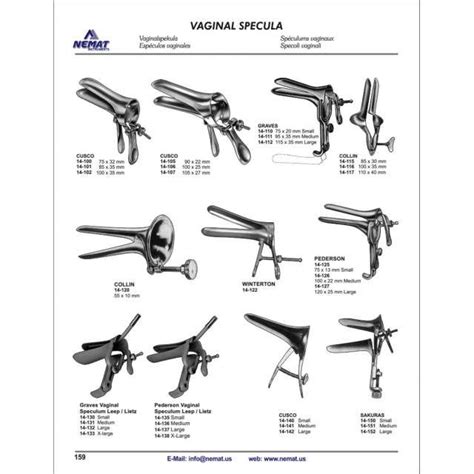 Different Sizes Of Speculum