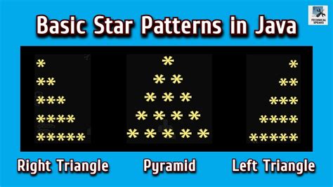 different star pattern program in java