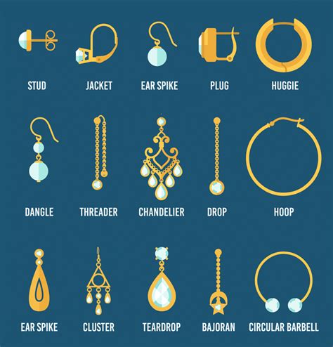 Different Style Earrings