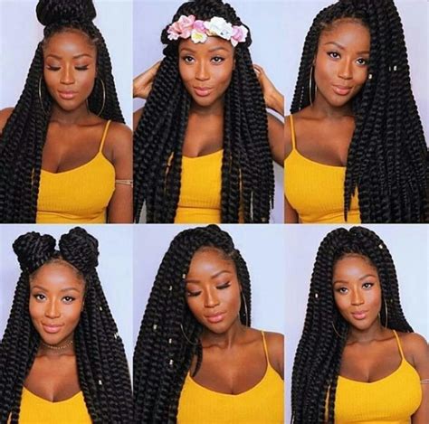  79 Ideas Different Styles To Pack Box Braids For Hair Ideas