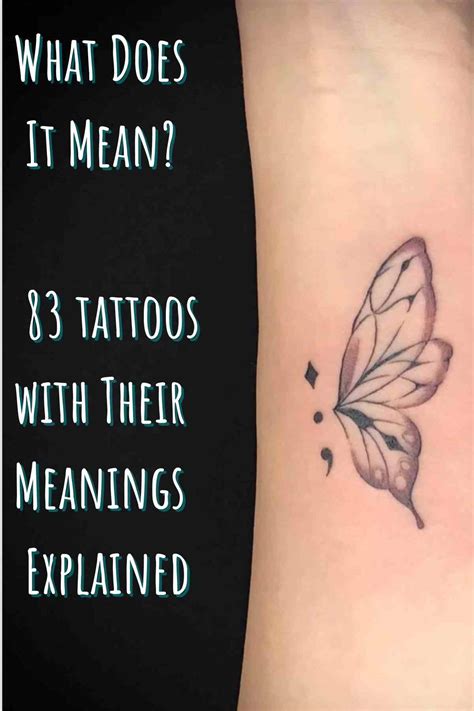different tattoos and their meanings