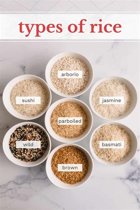 Different Type Of Cook Rice