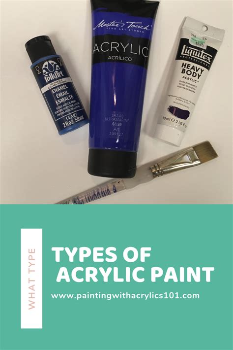 Different Types Of Acrylic Paint