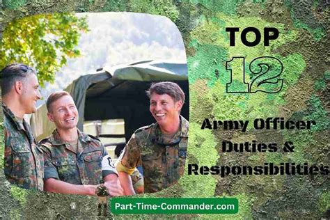 Different Types Of Army Duties