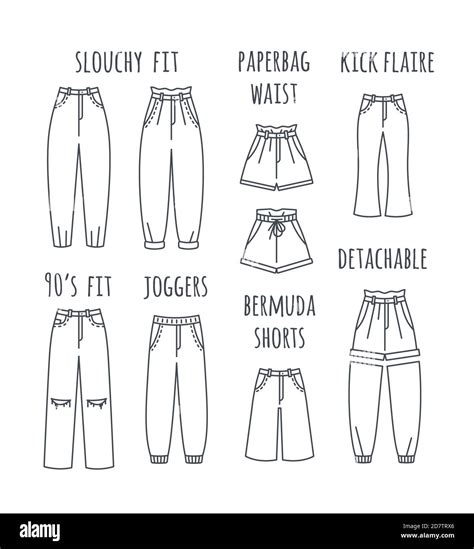 different types of baggy pants for women