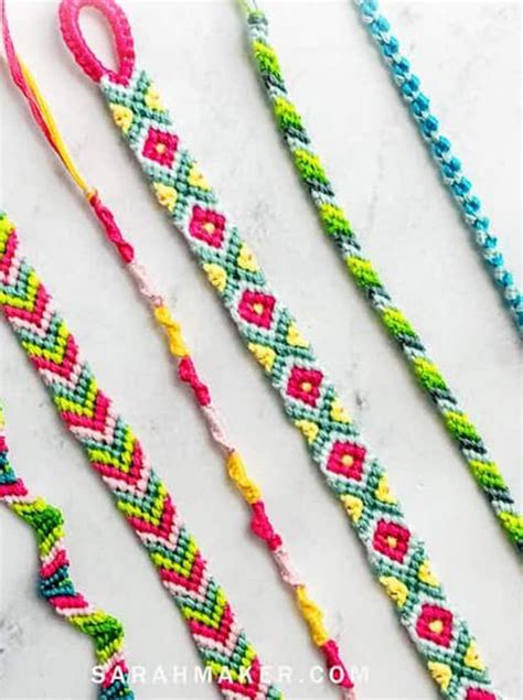 Different Types Of Bracelets Made Out Of String