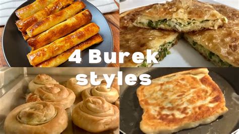 Different types of burek