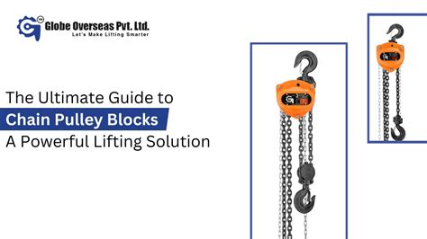 Different Types Of Chain Pulley Block
