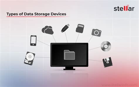 different types of data storage