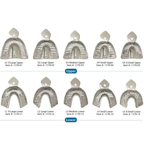 Different Types Of Dental Impression Trays