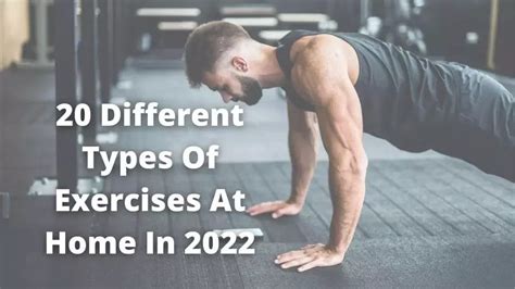 Different Types Of Exercises At Home