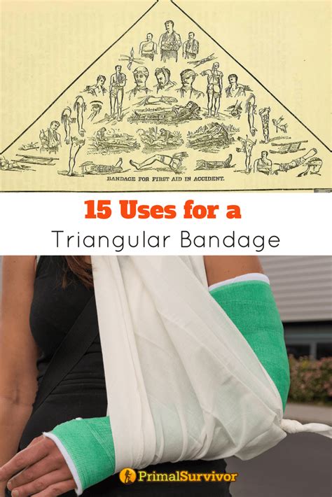 different types of first aid bandaging using triangular bandage