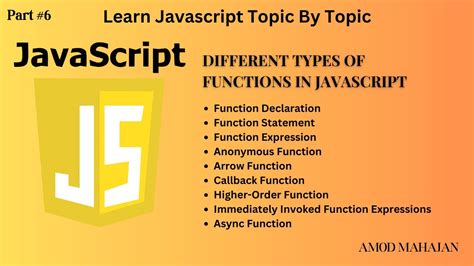 different types of function declaration in javascript