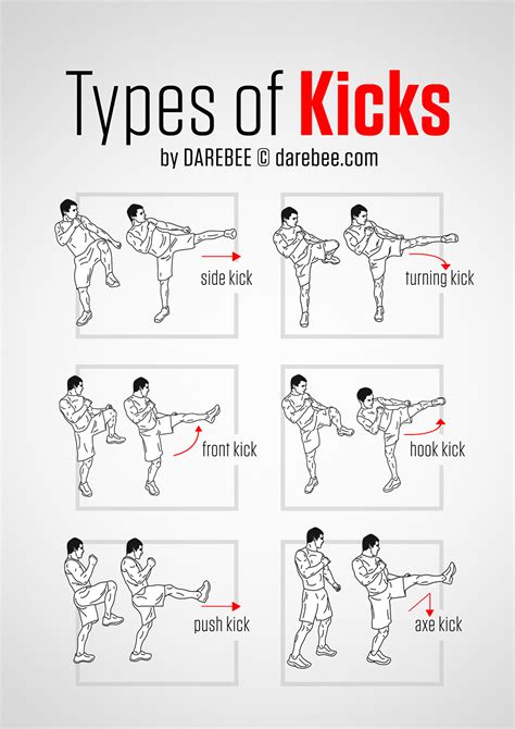 Different Types Of Kicks In Fighting