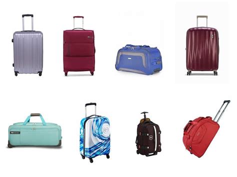 different types of luggage