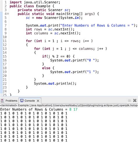 different types of number based program in java