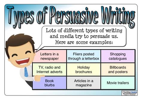 different types of persuasive techniques in writing