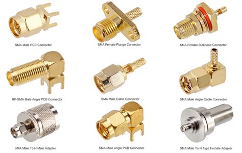 Different Types Of Sma Connectors
