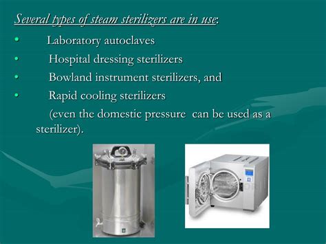 Different Types Of Steam Sterilizers