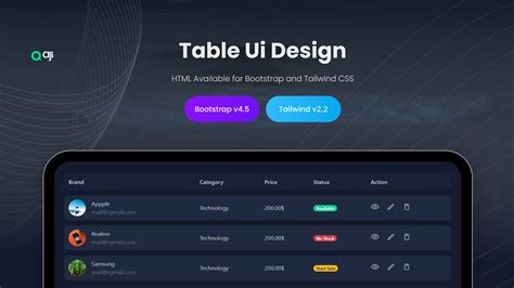  42 Free Different Types Of Table Design In Html In 2023