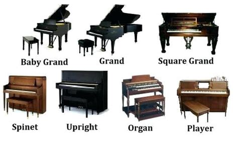 Different Upright Pianos