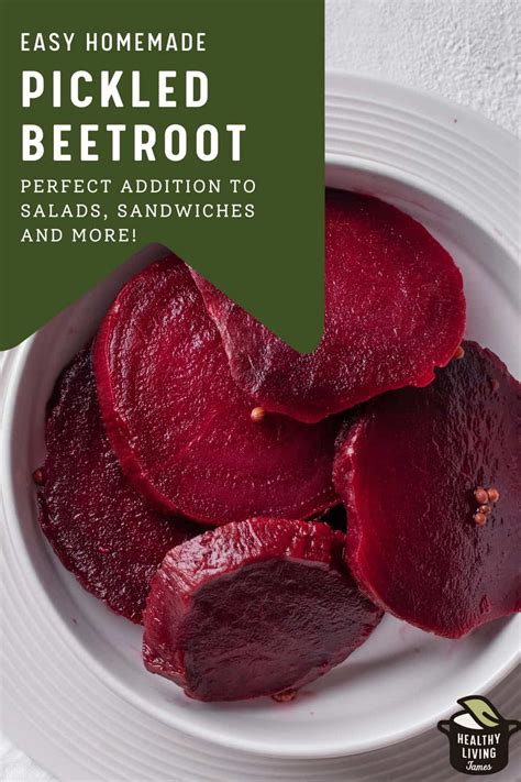 different variations of pickled beetroot