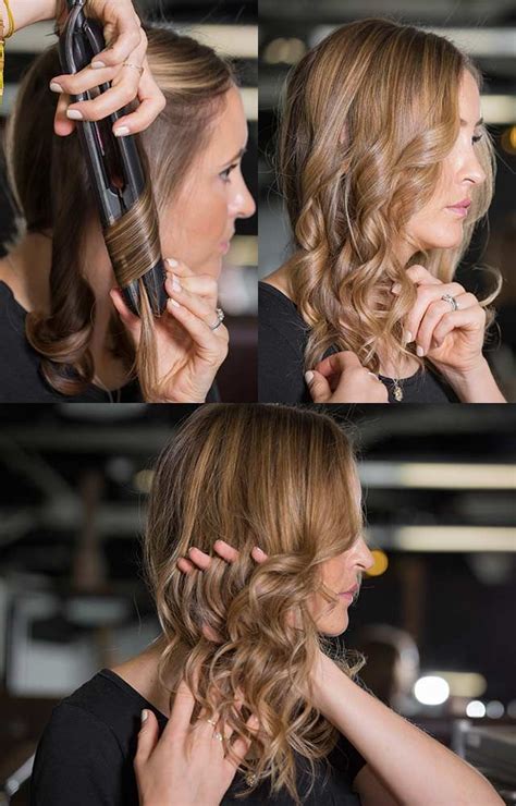Perfect Different Ways To Curl Your Hair With A Straightener For Bridesmaids
