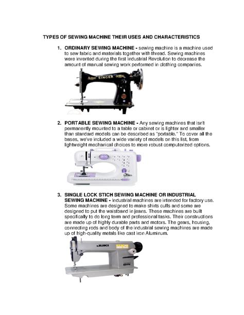 Different Words For Sewing Machine