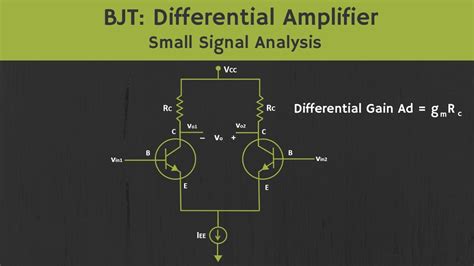 Differential Amplifier Configuration Using Bjt