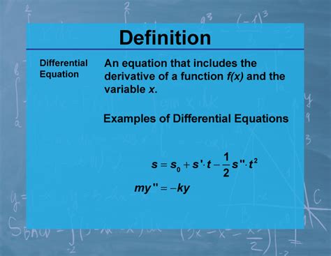 Differential Calculus In Math Definition