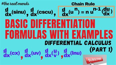 Differential Calculus Videos