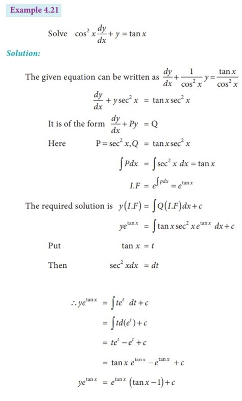 Differential Equation Examples And Solutions Pdf