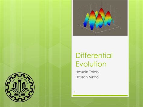 Differential Evolution Algorithm Ppt