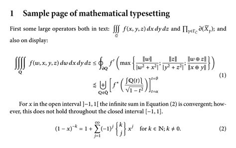 Differential In Math Mode Latex