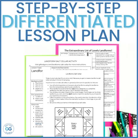 Differentiated Learning Lesson Plan Examples